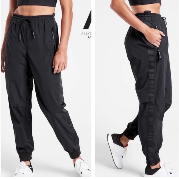 Athleta x Allyson Felix Black Legend Track Pants - Picture 1 of 9